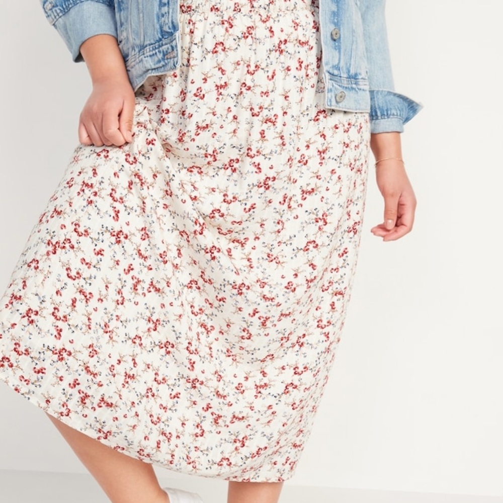 Old navy Floral mid skirt
